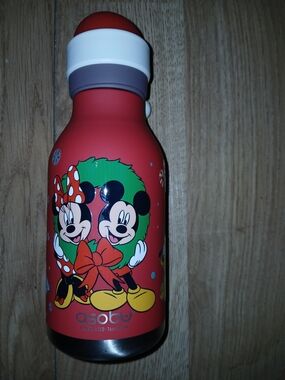 Asobu Red Mickey & Minnie Holiday Stainless Bottle